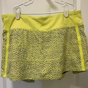 Lululemon Pace Rival Mid-Rise Tennis Athletic Skirt Skort